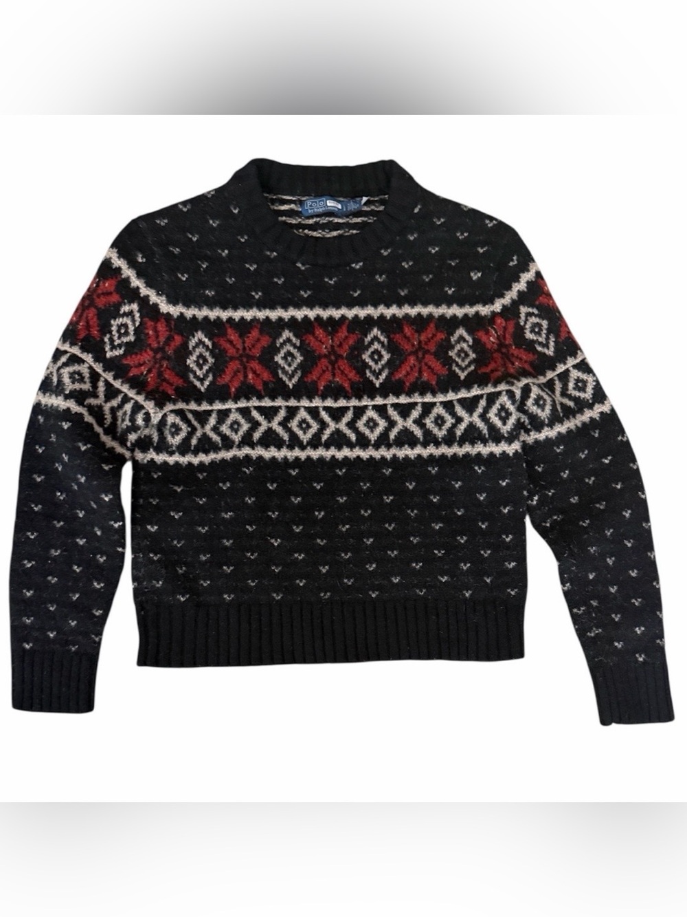 Polo Ralph Lauren Snowflake Pullover Sweater, Size Large